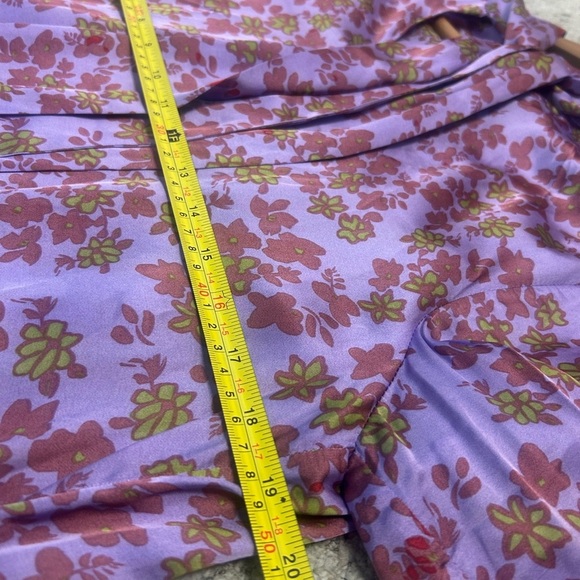 JC Sophie M Liz European NWT Pink and Purple Long Sleeve Sundress with Cowl Neck - Picture 10 of 16